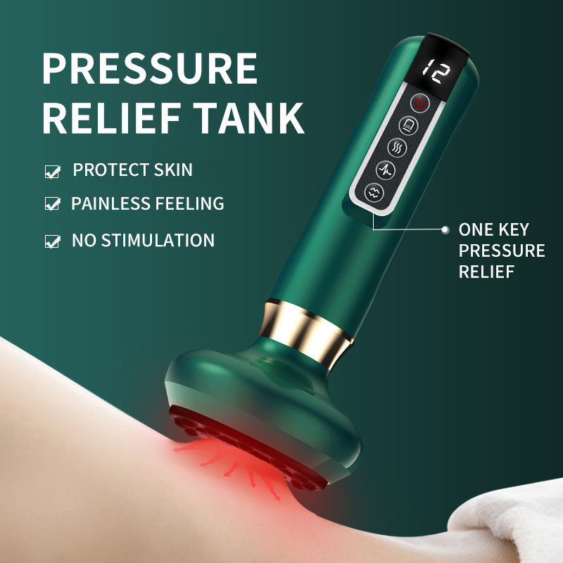 12 Gear Electric Vacuum Cupping Massager Body Professional Cupping Therapy Gua Sha Tools Zenvana