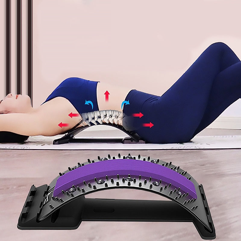 Cervical & Lumbar Spine Stretcher - Back Massager, Back Pain Relief Zenvana