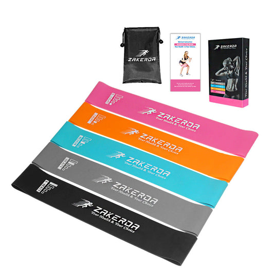Yoga Resistance Rubber Bands Indoor Outdoor Fitness Equipment 0.35mm-1.1mm Pilates Sport Training Workout Elastic Bands Zenvana Living