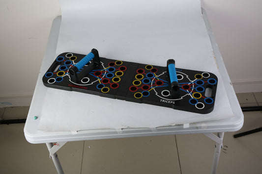 Multifunctional Push-Up Board Home Gym System with Resistance Bands, Abdominal Wheels, Jump Rope and More Zenvana Living